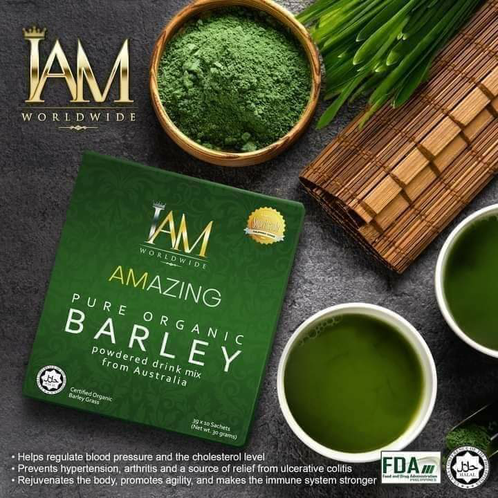 Amazing Pure Organic Barley from Australia 3 Boxes
