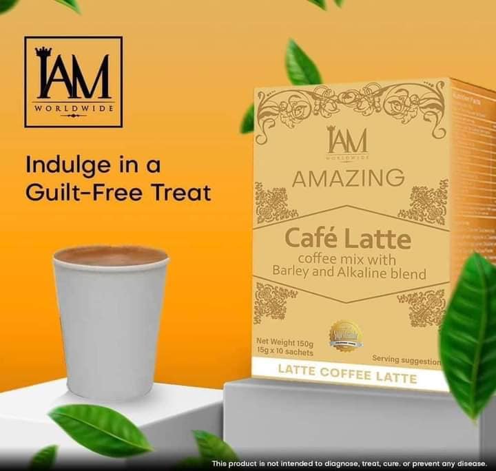 Amazing Cafe Latte with Barley and Alkaline