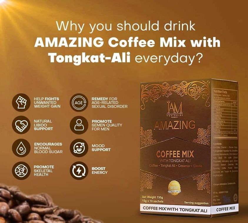 Amazing Coffee with Tongkat Ali