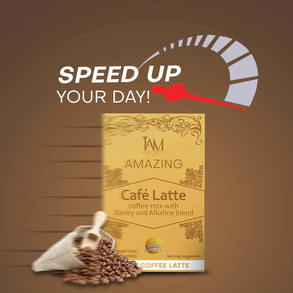 Amazing Cafe Latte with Barley and Alkaline