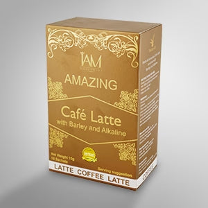 Amazing Cafe Latte with Barley and Alkaline