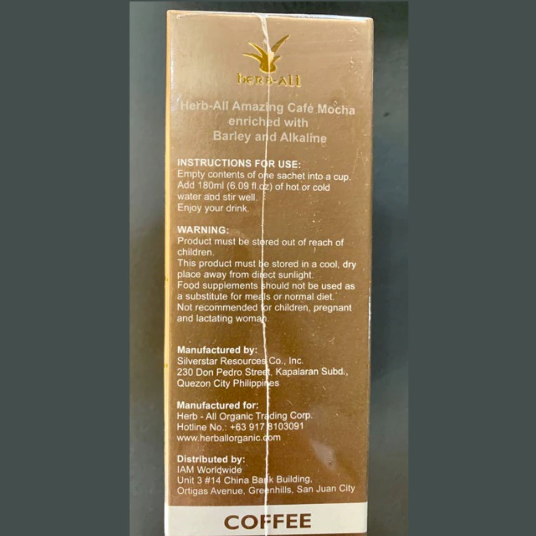 Amazing Cafe Mocha with Barley and Alkaline
